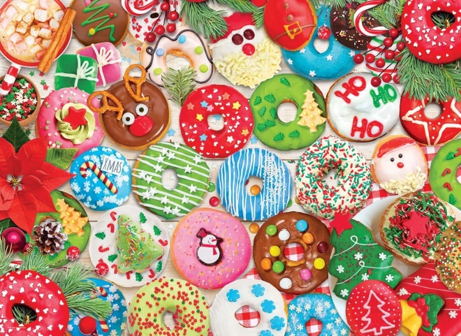 EUROGRAPHICS Puzzle Weihnachtliche Donuts 1000 Teile