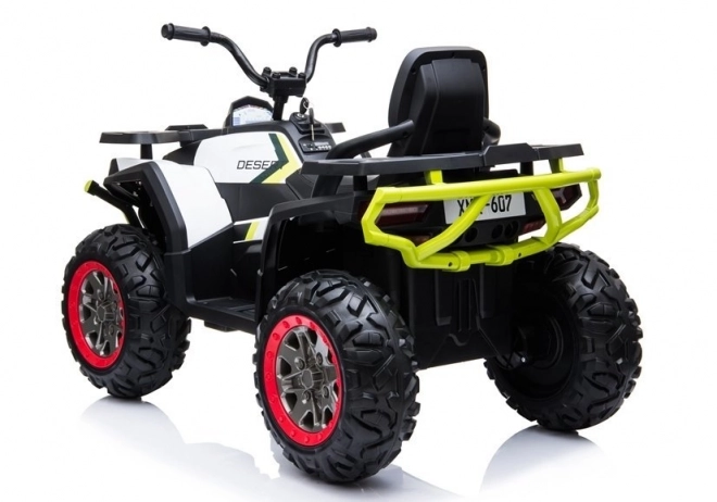 Akkubetriebener Kinder-Quad in Weiß