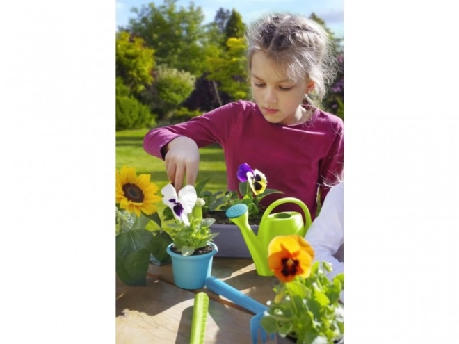 Garten-Set für Kinder mit Blumentöpfen