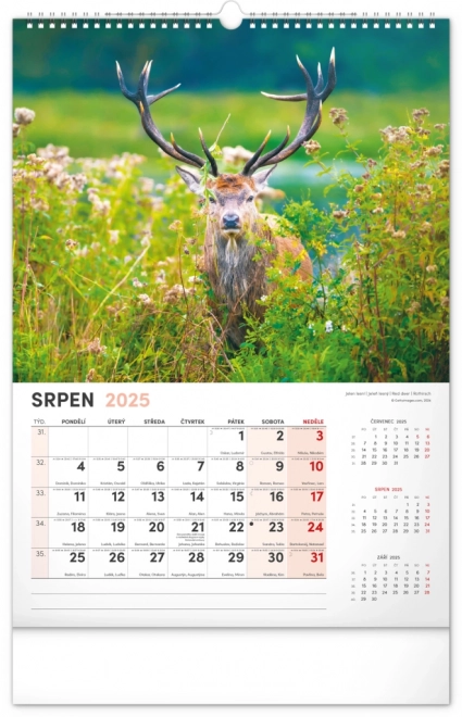 Wandkalender Jagd 2025