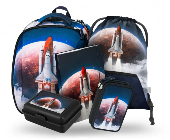 Schulranzen-Set Shelly Space Shuttle