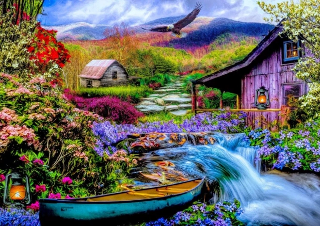 Puzzle Bergidylle 1500 Teile