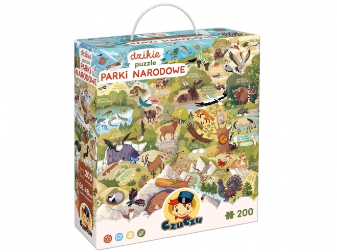 CzuCzu Dzikie Puzzle Nationalparks 6+