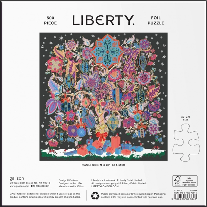 Puzzle Liberty Weihnachtsbaum des Lebens 500 Teile