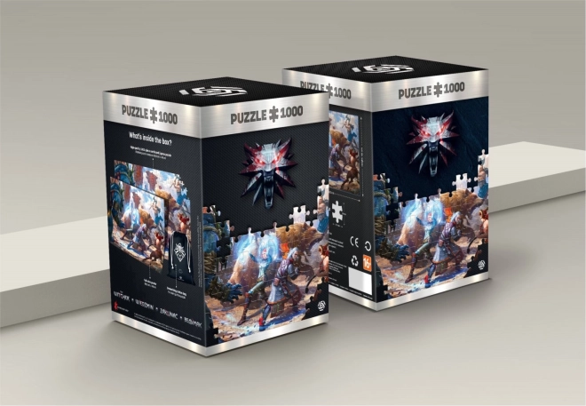 Puzzle Witcher - Geralt & Triss im Kampf 1000 Teile