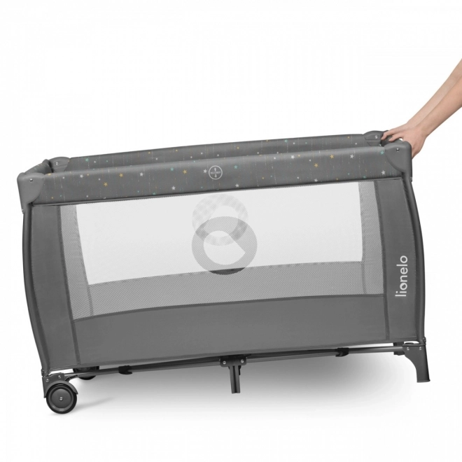 Reisebett Lionelo Stefi Plus grau multicolor