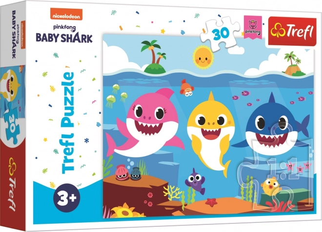 Trefl Baby Shark Unterwasserwelt Puzzle 30 Teile