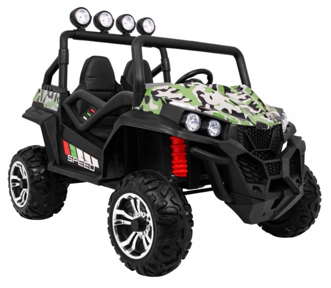 Grand Buggy Strong Lift pro Kinder Moro + Antrieb 4x4 + Fernbedienung + Gepäckträger + MP3 Radio + LED-Diode