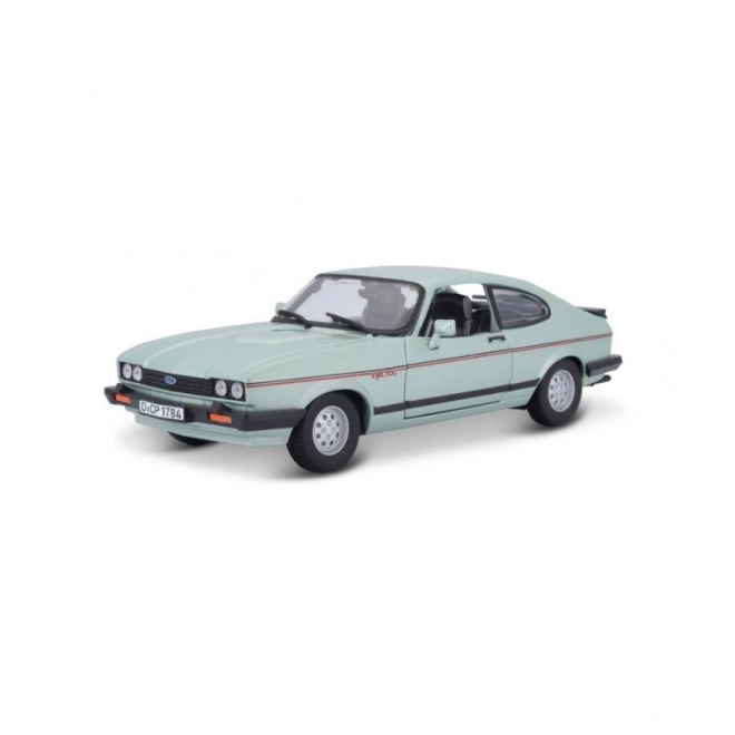 Bburago Ford Capri 1982 Modellauto hellgrün