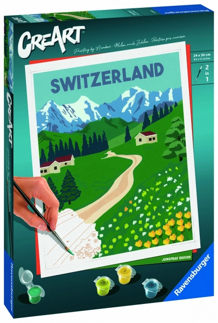 Ravensburger CreArt Landschaft der Schweiz