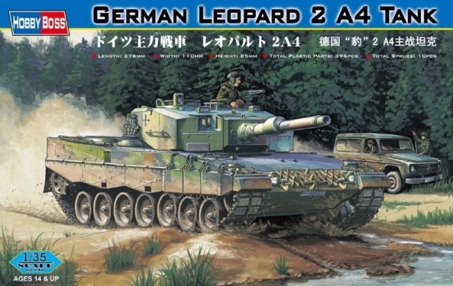 Deutscher Leopard 2 A4 Panzer Bastelset