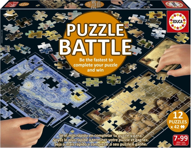 Educa Puzzle Kunstkampf