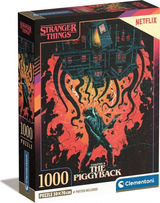 Clementoni Puzzle STRANGER THINGS 4 Jagd auf Vecna 1000 Teile