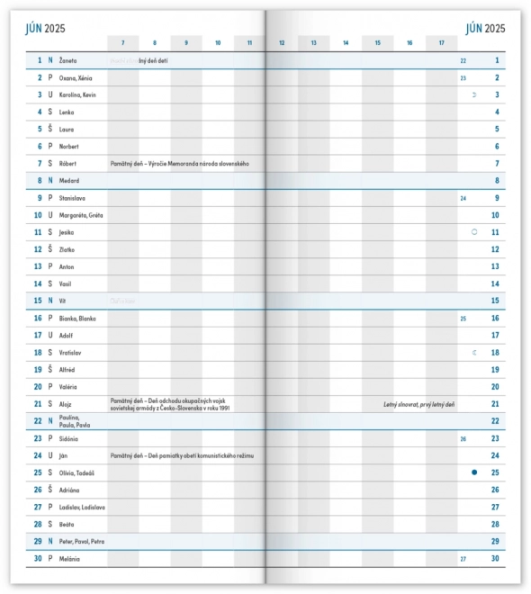 Taschenkalender Wellen 2025