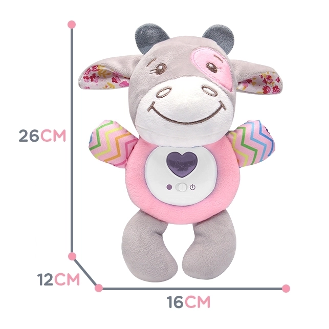 Interaktiver Plüschbabybulle mit Licht und Ton