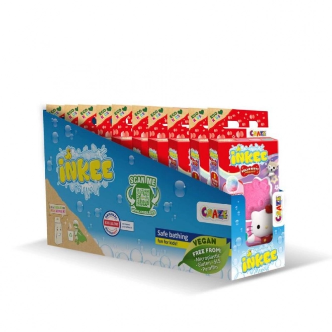 Inkee Badespaß-Set mit HELLO KITTY Badebomben