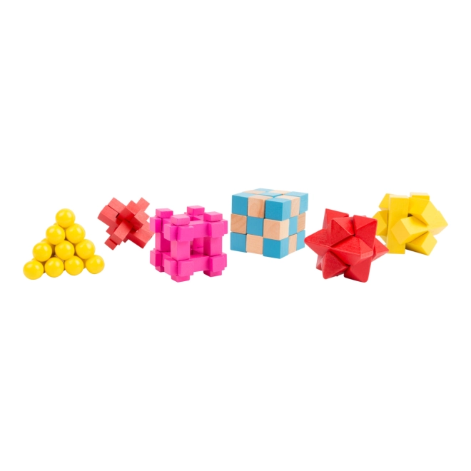 Sechs einzigartige Puzzles