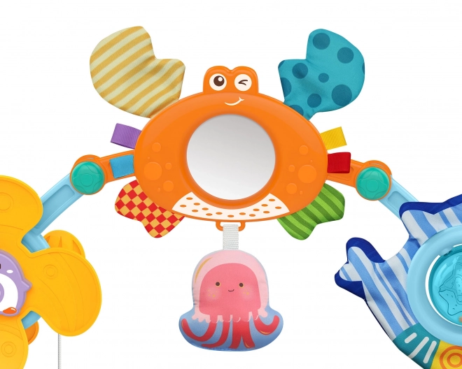 Woopie Spielbogen mit Meeresfreunden für Kinderwagen, Bett oder Autositz