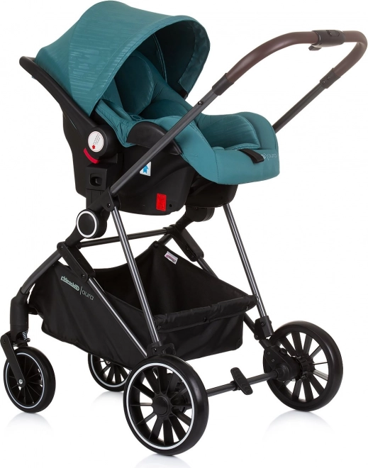 Chipolino Autokindersitz Aura i-Size Macadamia – Blaugrün