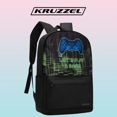 Kruzzel Schulrucksack 22L mit Turnbeutel