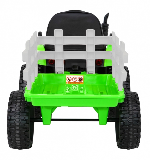Traktor mit Anhänger BLOW Grün