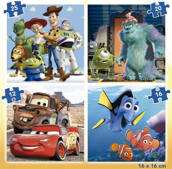 Educa Puzzle Disney Pixar 4-in-1