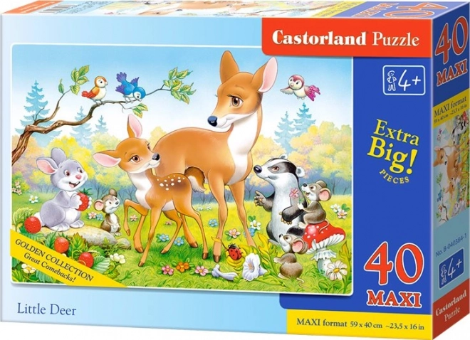 Maxi-Puzzle 40 Teile Little Deer – Kleiner Hirschkalb