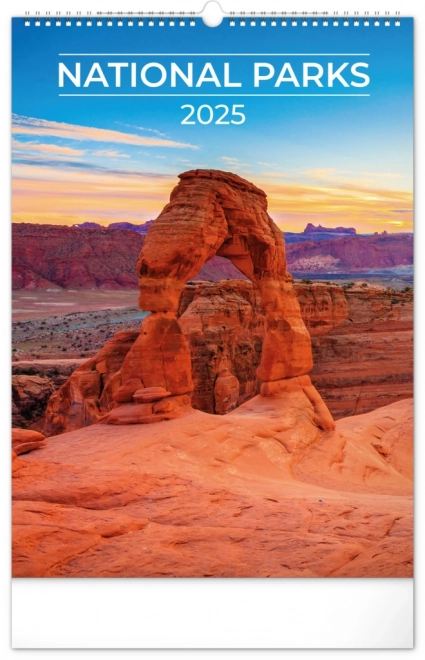 Notique Wandkalender Nationalparks 2025