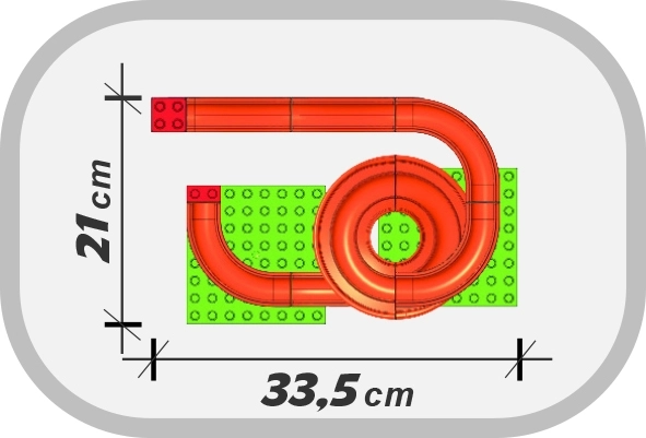 Kleine Kugelbahn - 31 Teile