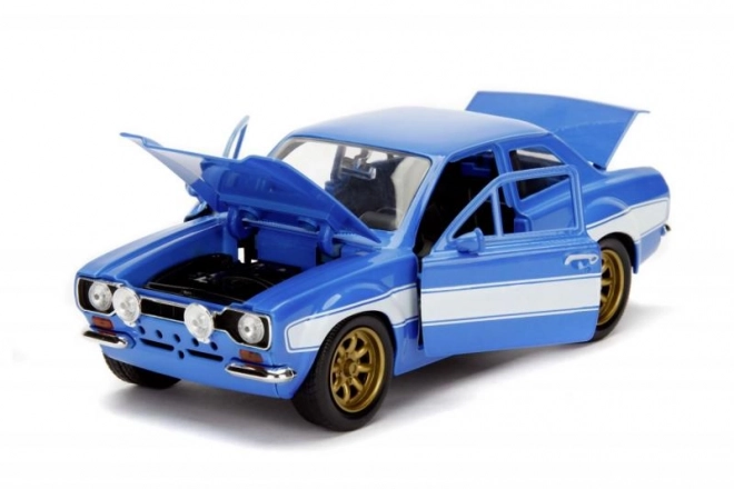 Rychle und Zběsile brians auto 1974 Ford Escort Modellauto 1:24