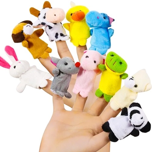 Fingerpuppen-Set Tiere