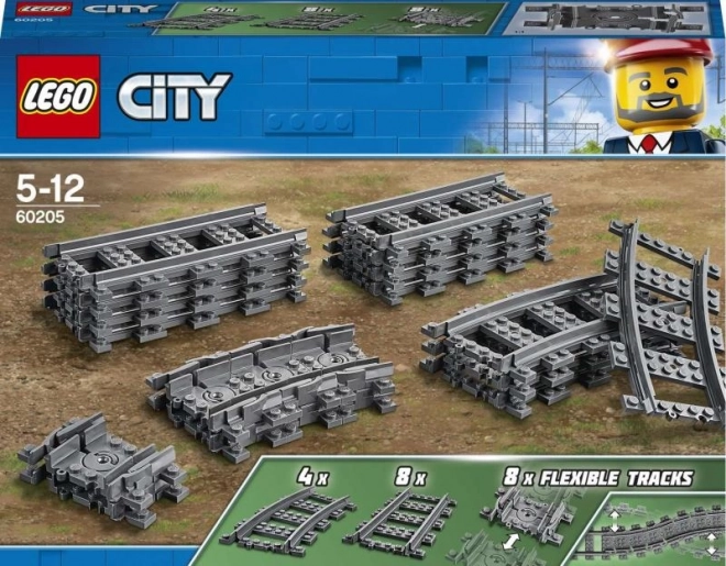 Lego City Flexible Schienen Set