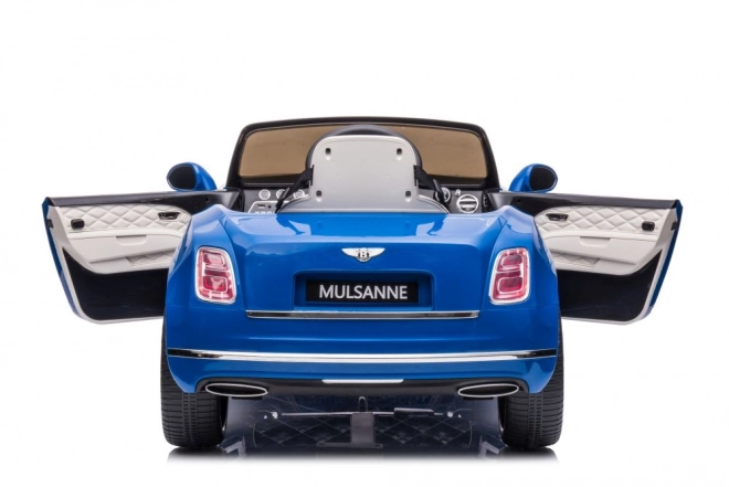 Elektrisches Kinderauto Bentley Mulsanne blau lackiert