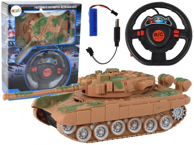 Fernbedienbarer RC-Panzer mit Licht und Sound