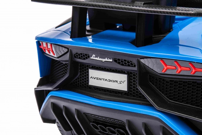 Lamborghini Aventador SV Kinder Rutscherauto Blau