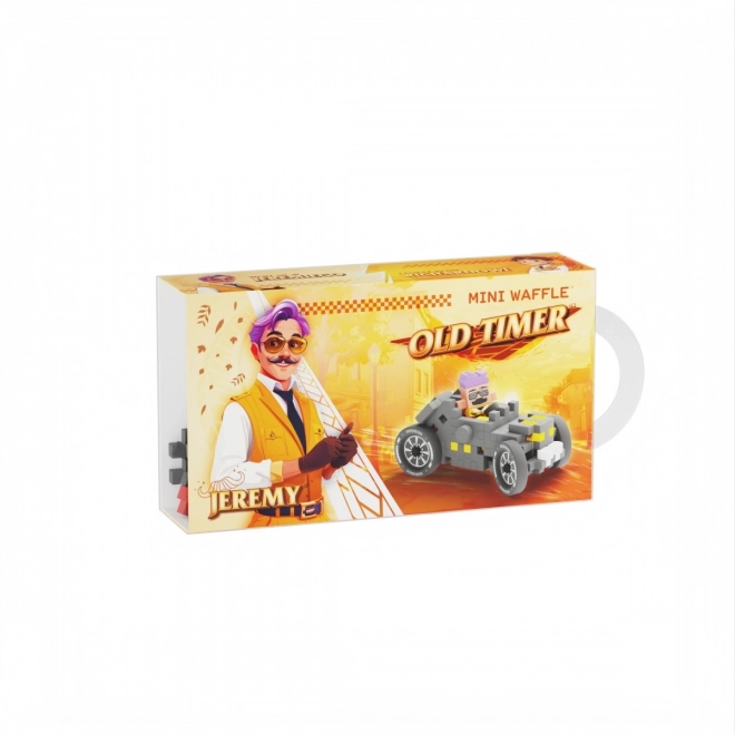 Mini Waffle Rennwagen grau