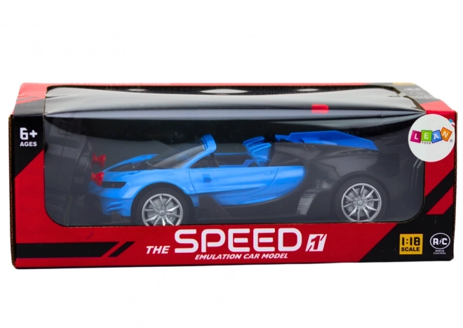 Fernlenkbares Sportauto Blau