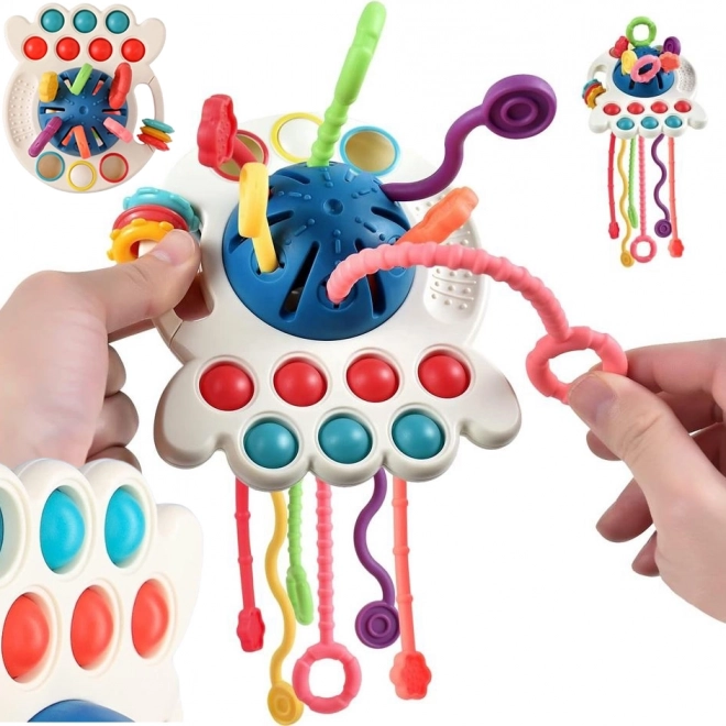 Montessori Sinnes-Spielzeug & Beißring für Babys