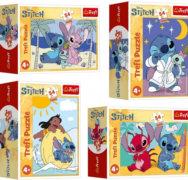 Minipuzzle Stitchs Abenteuer 54 Teile