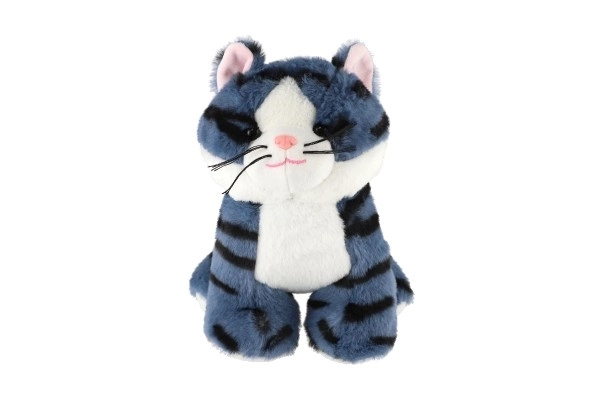 Plüschkatze Kasper blau 23 cm