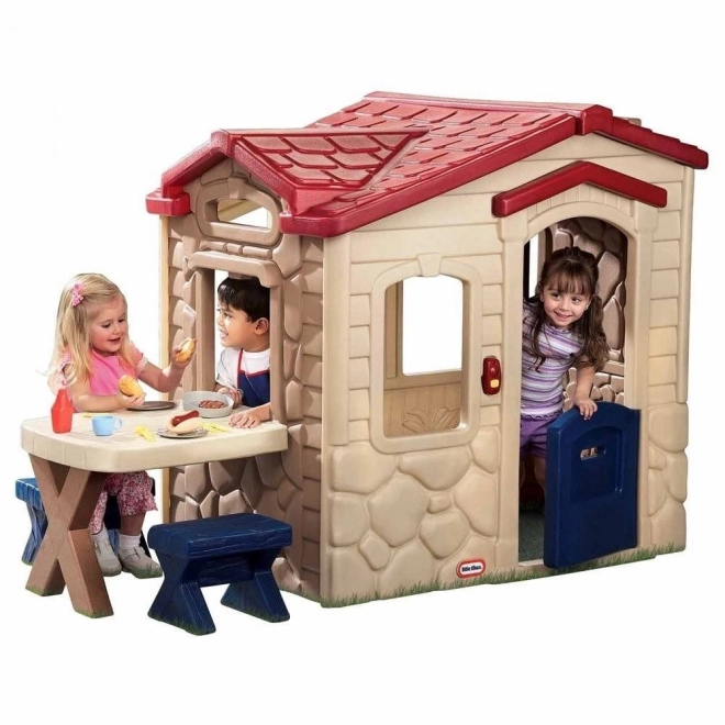 Spielhaus mit Veranda und Klingel Little Tikes