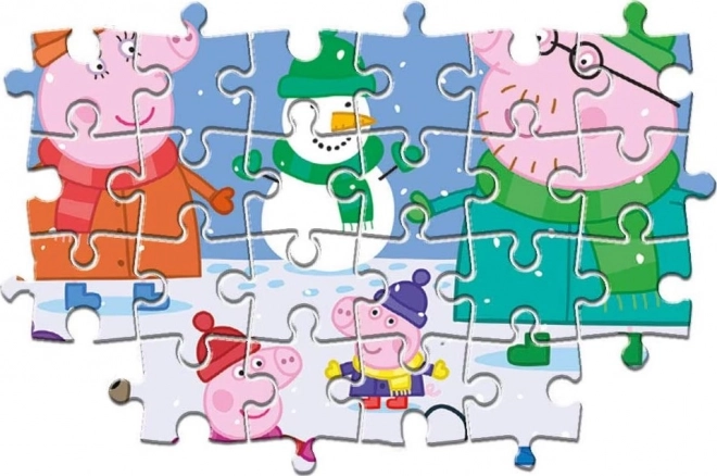 Peppa Pig Winter Maxi Puzzle 104 Teile