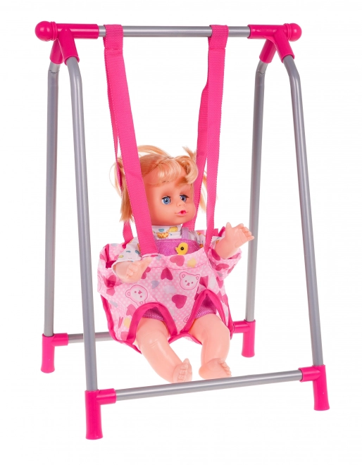 Pflegeset für Puppen 3-in-1 für Kinder ab 3 Jahren – Rosa