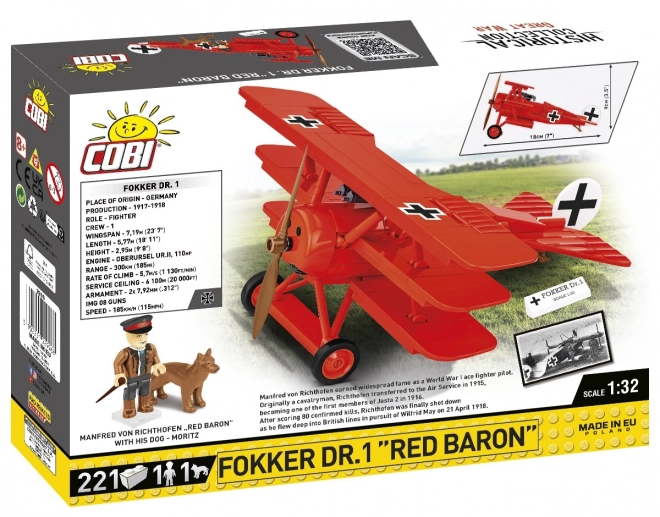 Fokker Dr.1 Roter Baron Modellbausatz