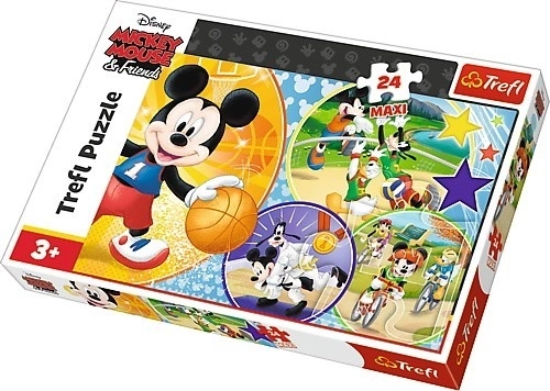 Maxi-Puzzle Mickey Maus Sport