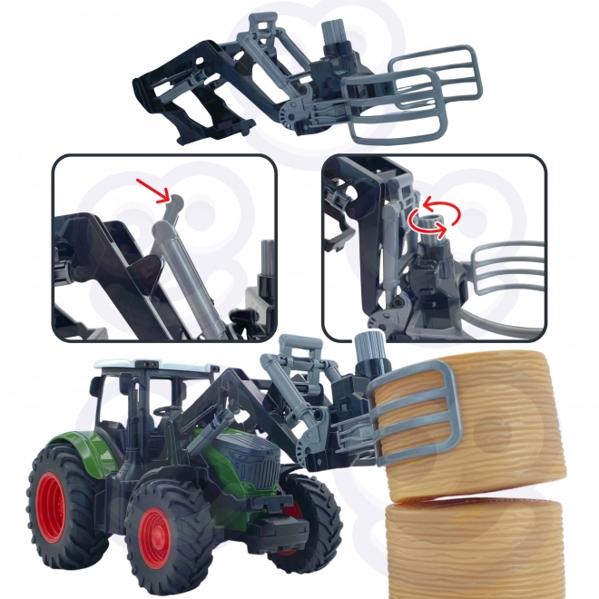 Woopie Bauernhof-Spielset mit Traktor und Anhänger