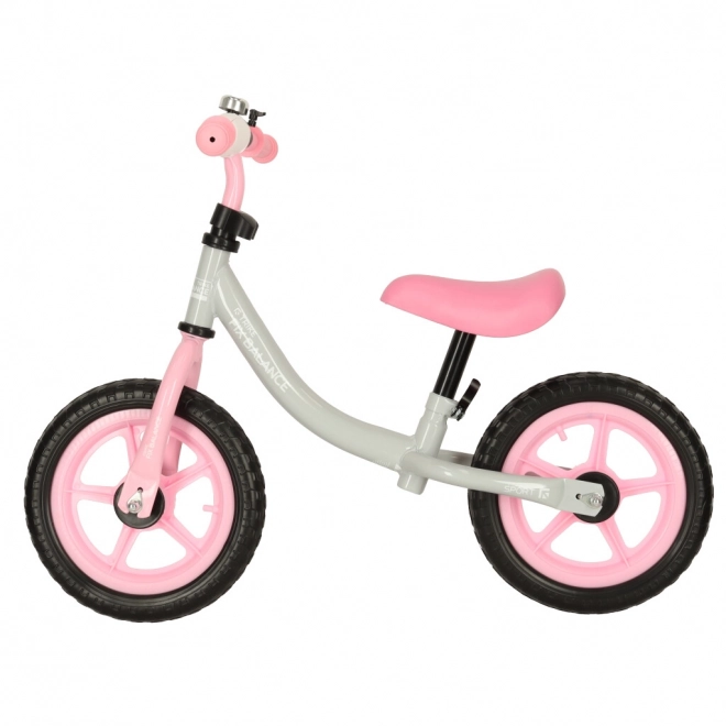 Laufrad Trike Fix Balance Grau Rosa – weiß-rosa