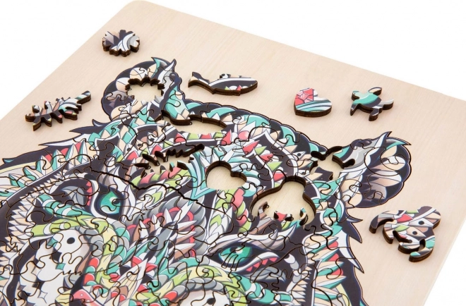 Grafix Umriss Puzzle Tiger 135 Teile