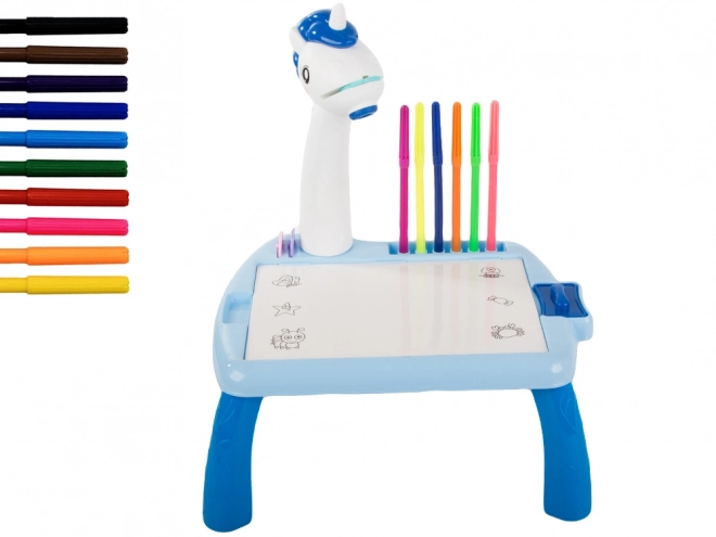 Rückprojektor Zeichentisch Kinder Kreativset