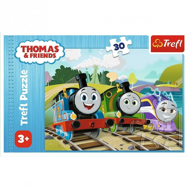 Puzzle 30 Teile Glücklicher Thomas von Thomas und seine Freunde